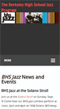 Mobile Screenshot of bhsjazz.org