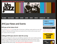 Tablet Screenshot of bhsjazz.org